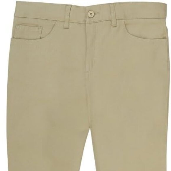 French Toast SK9488 Girls Five Pocket Skinny Pant Khaki - Picture 2 of 4